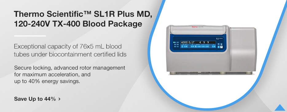Thermo Scientific™ SL1R Plus MD, 120-240V TX-400 Blood Package