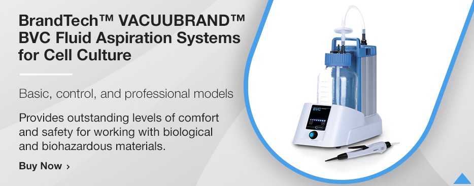BrandTech™ VACUUBRAND™ BVC Fluid Aspiration Systems for Cell Culture